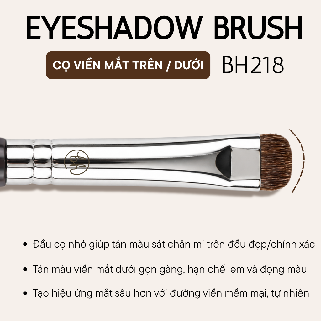  Cọ Tán Màu Mắt BH Cosmetics Eyeshadow Brush BH218